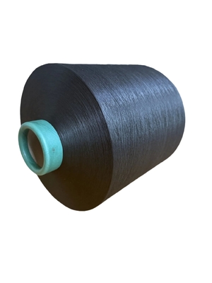 100% Polyester DTY Yarn 150d/48f Ddb Black Him SIM Nim AA Grade