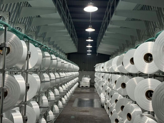 100% Recycled Polyester FDY 150d/48f Full Dull AA Grade Raw White